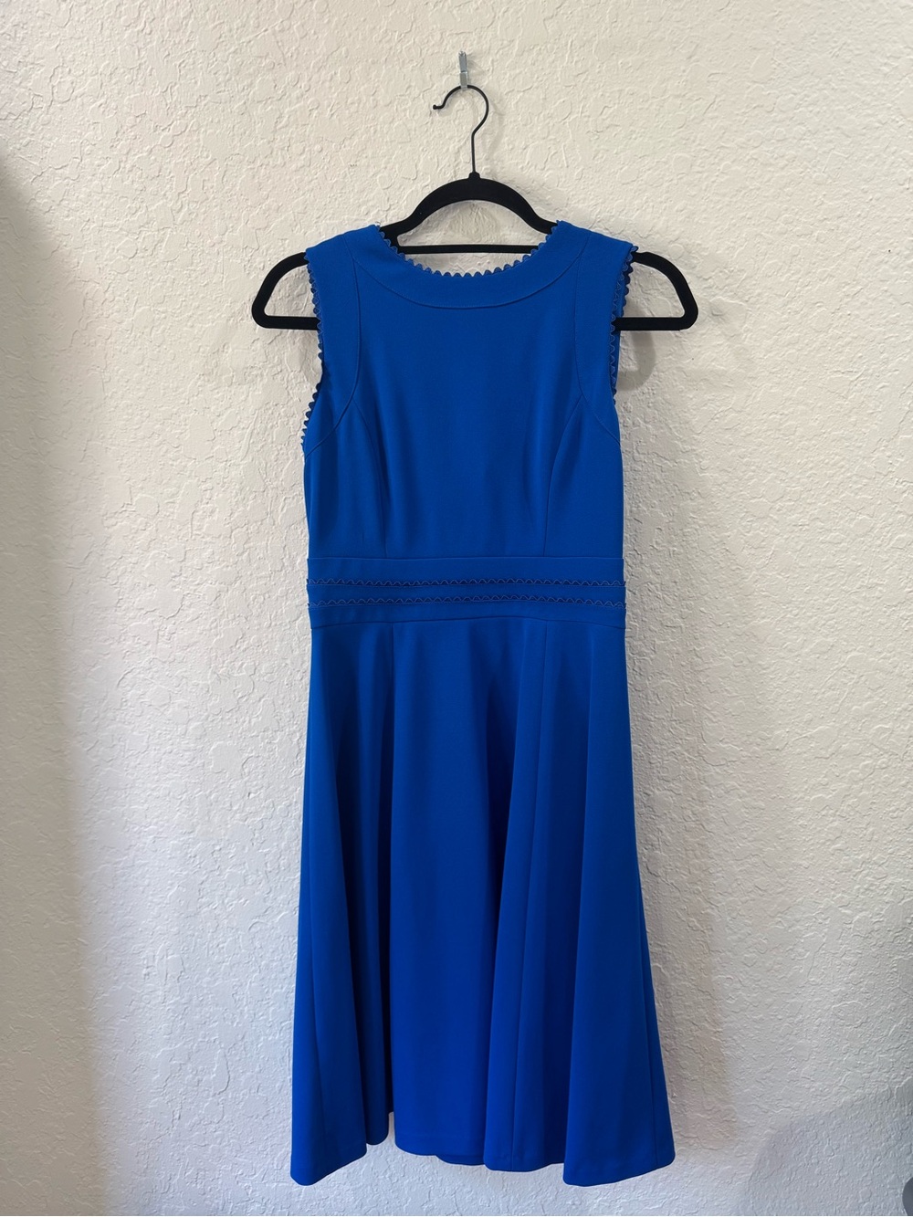 Calvin Klein Classic Sleeveless Blue Dress